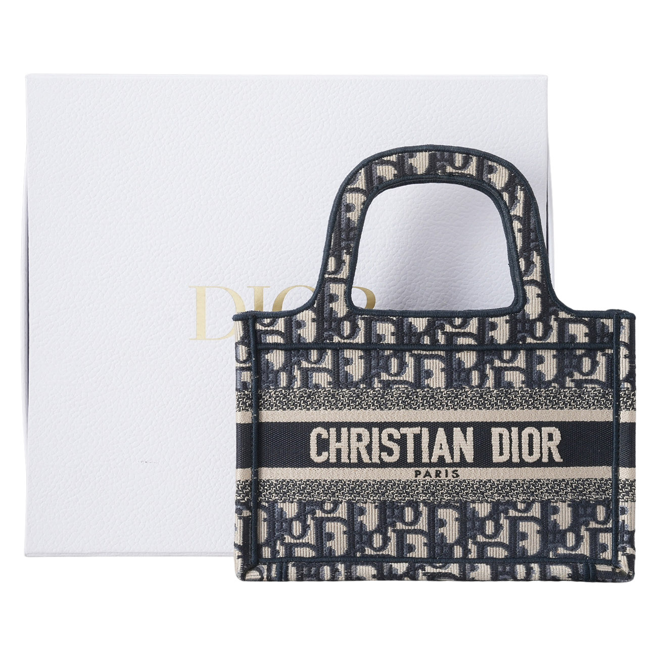 CHRISTIAN DIOR(USED)디올 오블리크 북토트 미니